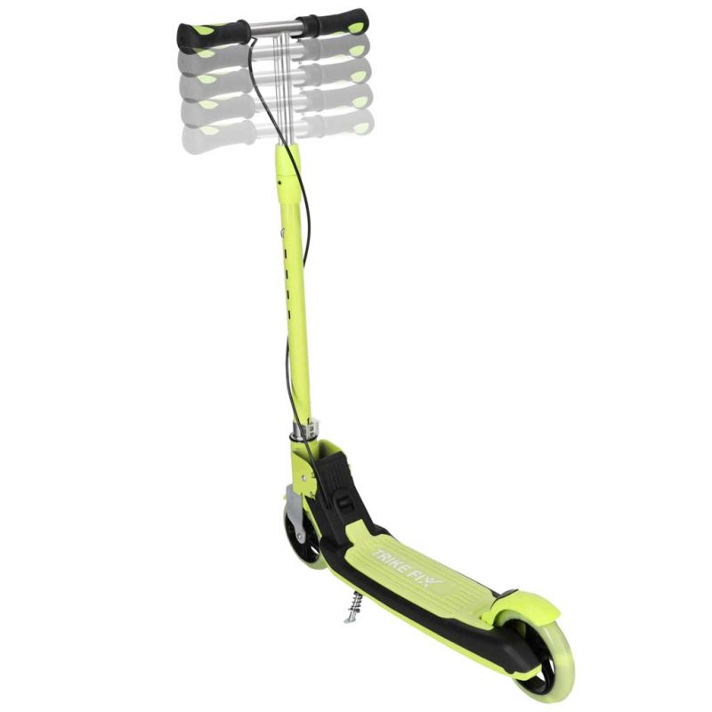 TRIKE-FIX-kids-scooter-two-wheel-LED-folding-double-brakes-neon-green-186681 TRIKE FIX dječji romobil na dva kotača s LED osvjetljenjem i dvostrukim kočnicama, neon zeleni