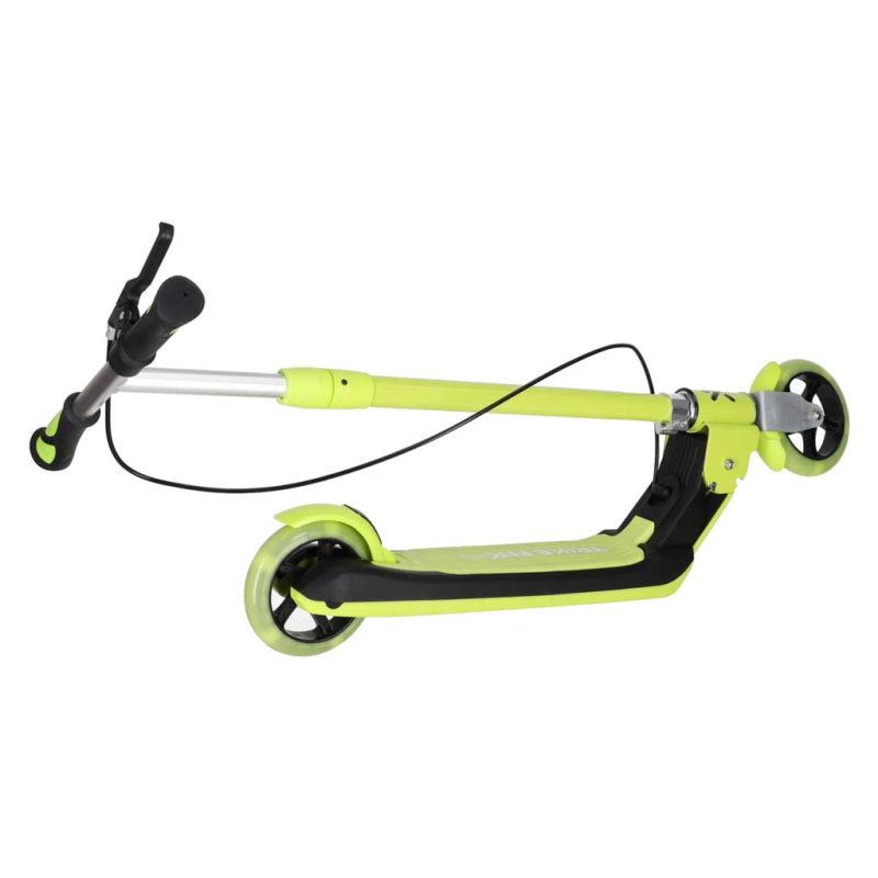 TRIKE-FIX-kids-scooter-two-wheel-LED-folding-double-brakes-neon-green-186682 TRIKE FIX dječji romobil na dva kotača s LED osvjetljenjem i dvostrukim kočnicama, neon zeleni