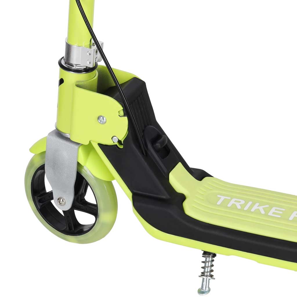 TRIKE-FIX-kids-scooter-two-wheel-LED-folding-double-brakes-neon-green-186685 TRIKE FIX dječji romobil na dva kotača s LED osvjetljenjem i dvostrukim kočnicama, neon zeleni