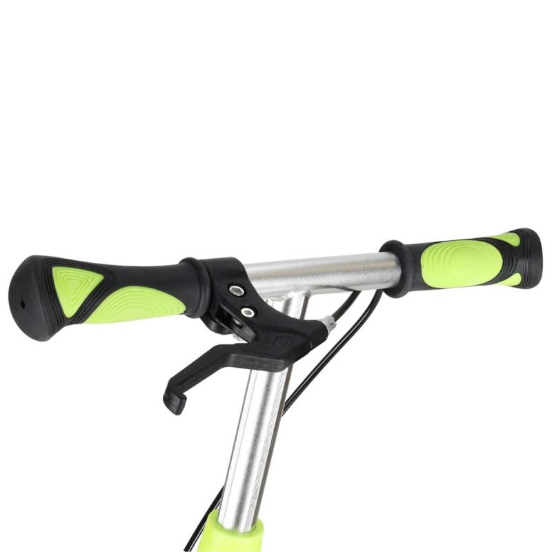 TRIKE-FIX-kids-scooter-two-wheel-LED-folding-double-brakes-neon-green-186751 TRIKE FIX dječji romobil na dva kotača s LED osvjetljenjem i dvostrukim kočnicama, neon zeleni