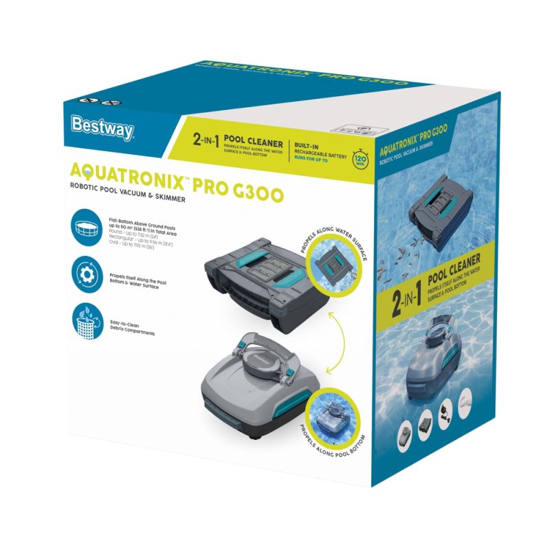 2-u-1 AquaTronix Pro G300 Bestway 58942 robotski usisavač za bazen