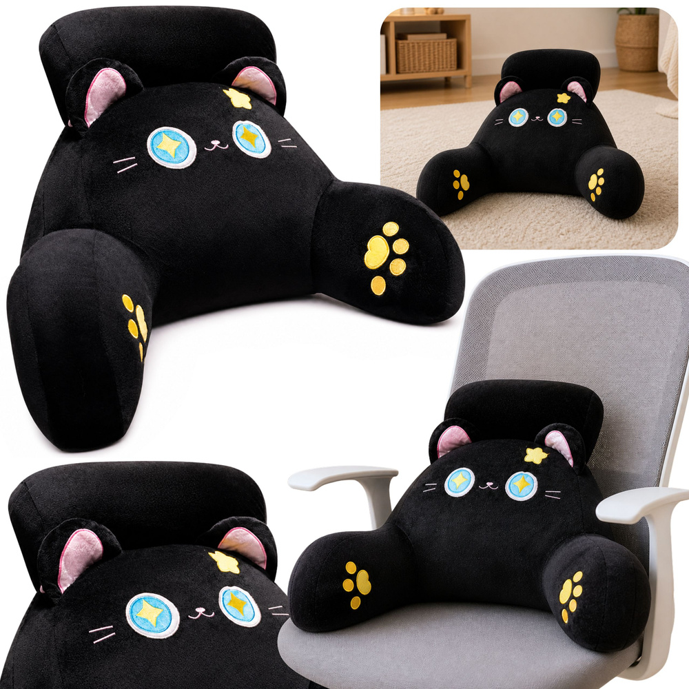 eng_pl_Backrest-Armchair-Back-Support-for-Armchair-Bed-Cat-Black-60-x-40-cm-31059_1 Naslon za fotelju, potpora za leđa Crna maca 60 x 40 cm