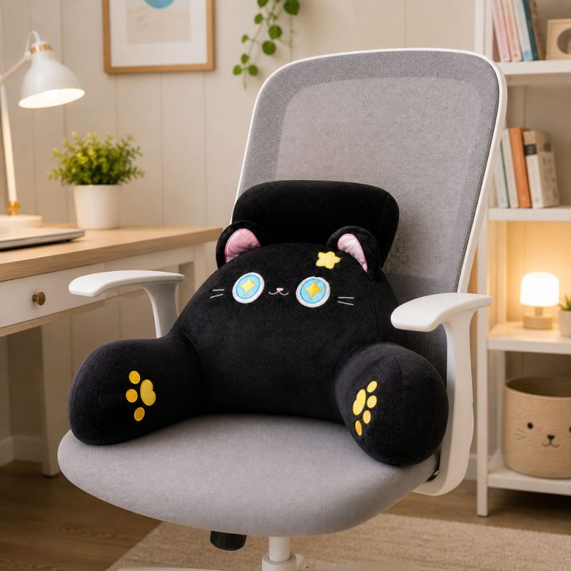 eng_pl_Backrest-Armchair-Back-Support-for-Armchair-Bed-Cat-Black-60-x-40-cm-31059_4 Naslon za fotelju, potpora za leđa Crna maca 60 x 40 cm