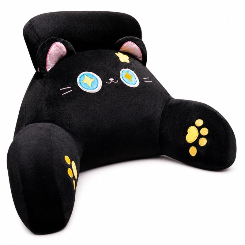 eng_pl_Backrest-Armchair-Back-Support-for-Armchair-Bed-Cat-Black-60-x-40-cm-31059_5 Naslon za fotelju, potpora za leđa Crna maca 60 x 40 cm