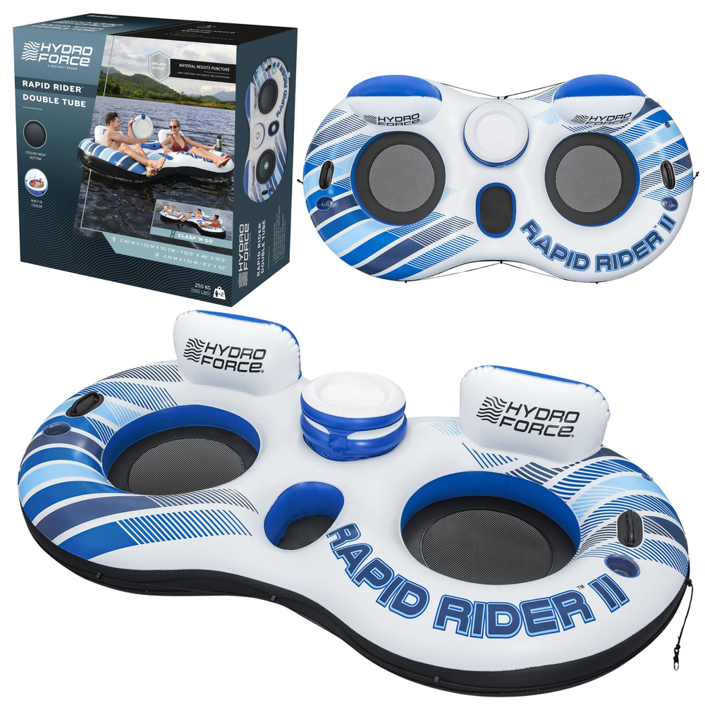 Bestway 43113 Rapid Rider II zračni madrac za 2 osobe s hladnjakom
