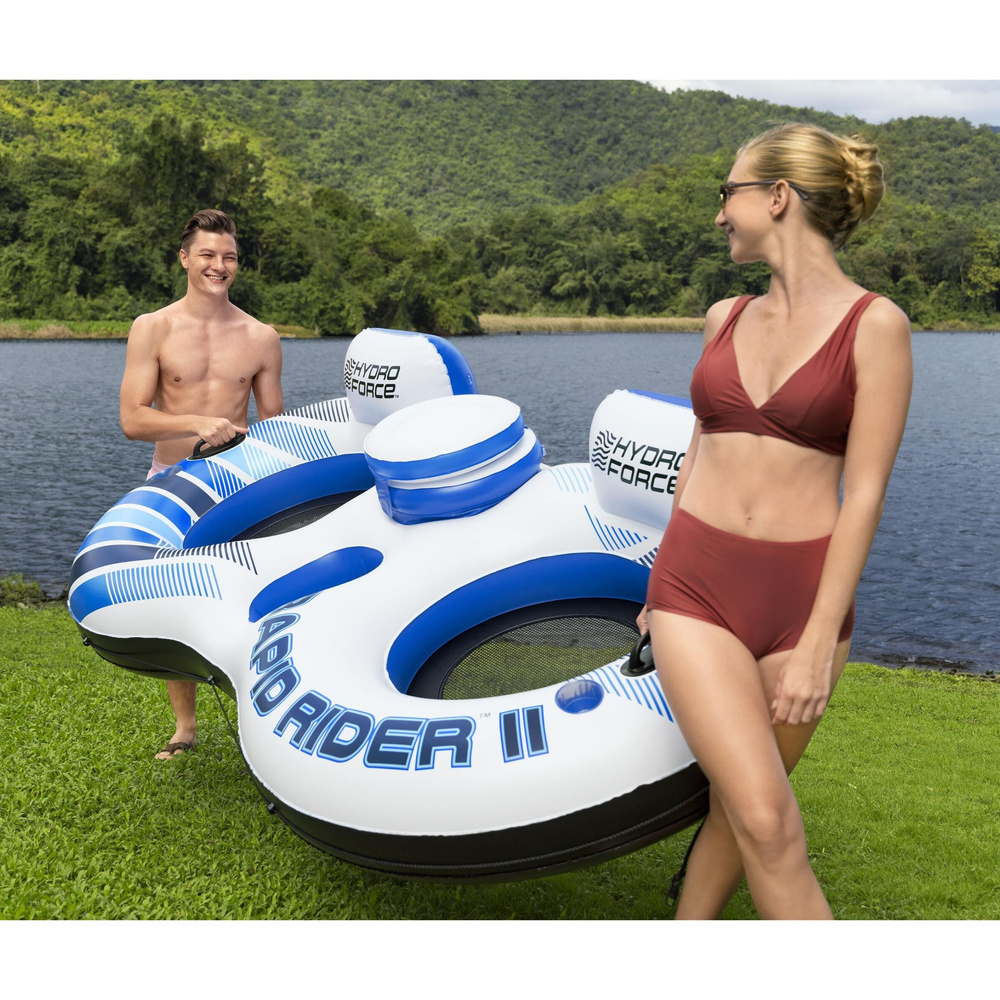 Bestway 43113 Rapid Rider II zračni madrac za 2 osobe s hladnjakom