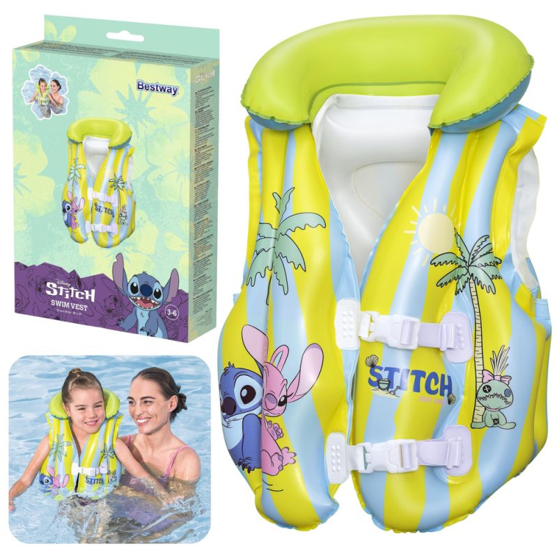 Disney Stitch Bestway 9104R dječji prsluk za plivanje