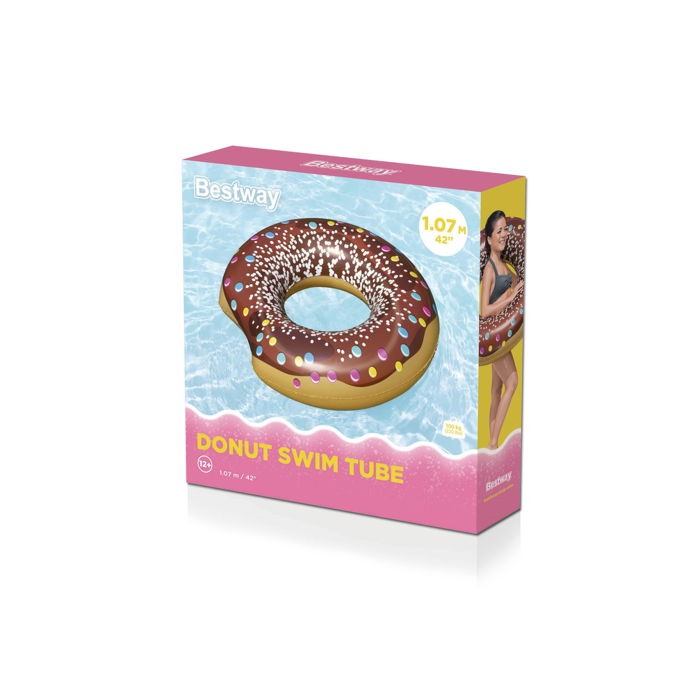 eng_pl_Donut-Swimming-Ring-Donut-Brown-107-cm-Bestway-36118-17027_10 Kolut za plivanje Donut smeđi 107 cm Bestway 36118