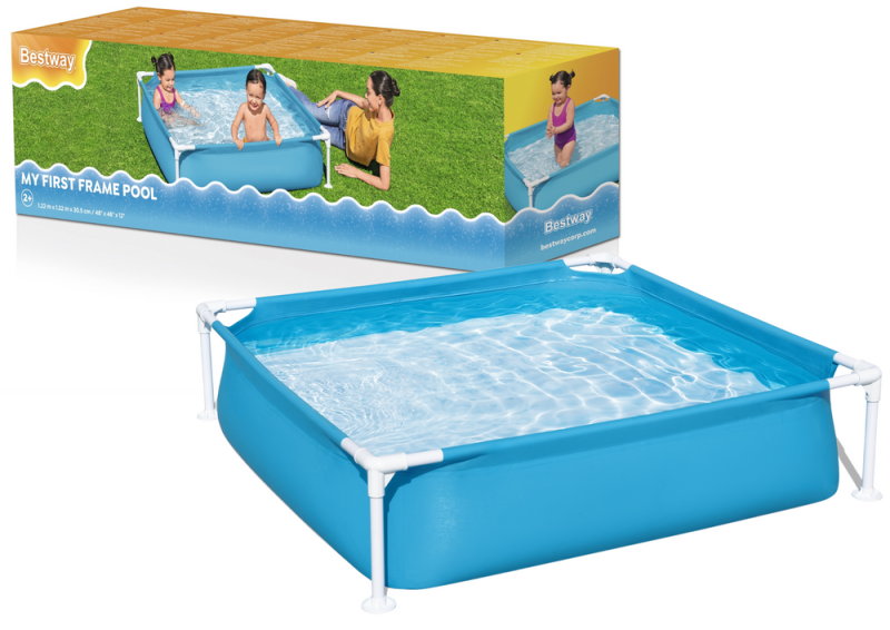 Vrtni bazen s okvirom za djecu 122 cm x 122 cm Bestway 56217