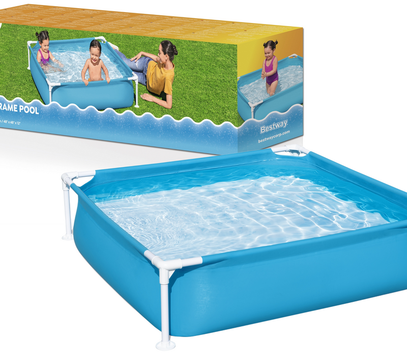 Vrtni bazen s okvirom za djecu 122 cm x 122 cm Bestway 56217
