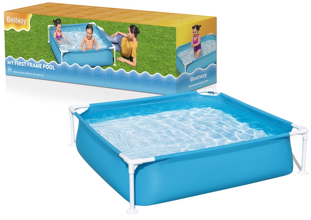 Vrtni bazen s okvirom za djecu 122 cm x 122 cm Bestway 56217