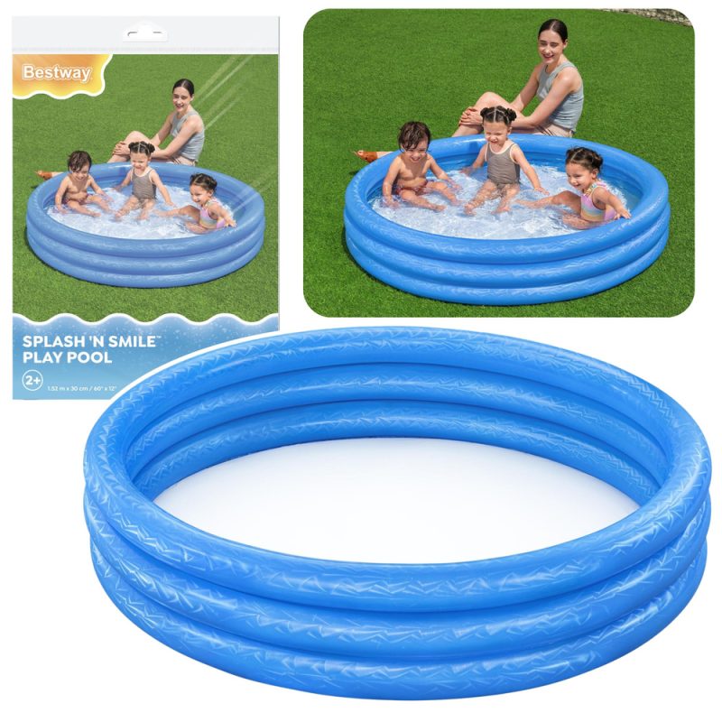 Napuhani dječji bazen plavi Splash N Smile 152 cm Bestway 51026