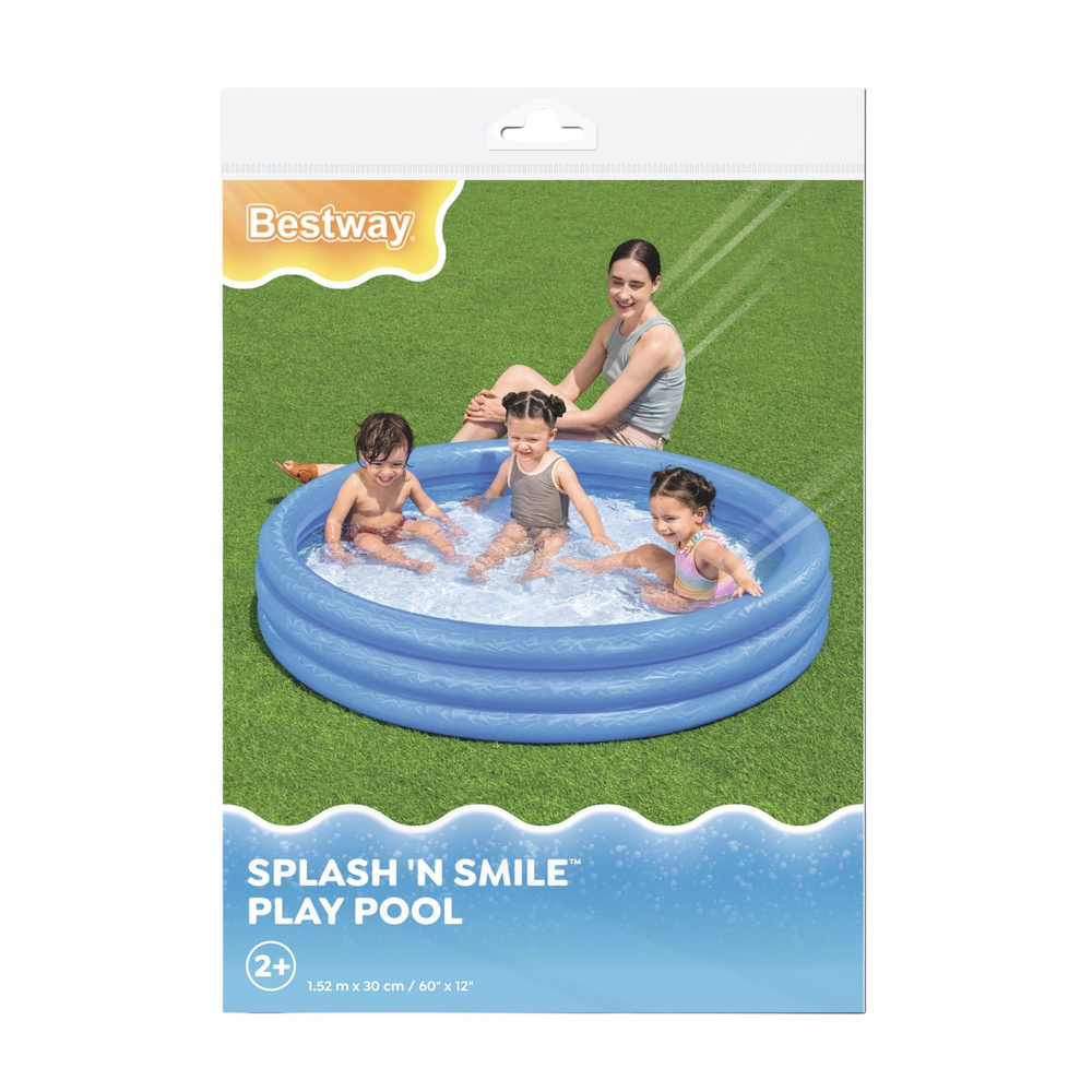 Napuhani dječji bazen plavi Splash N Smile 152 cm Bestway 51026