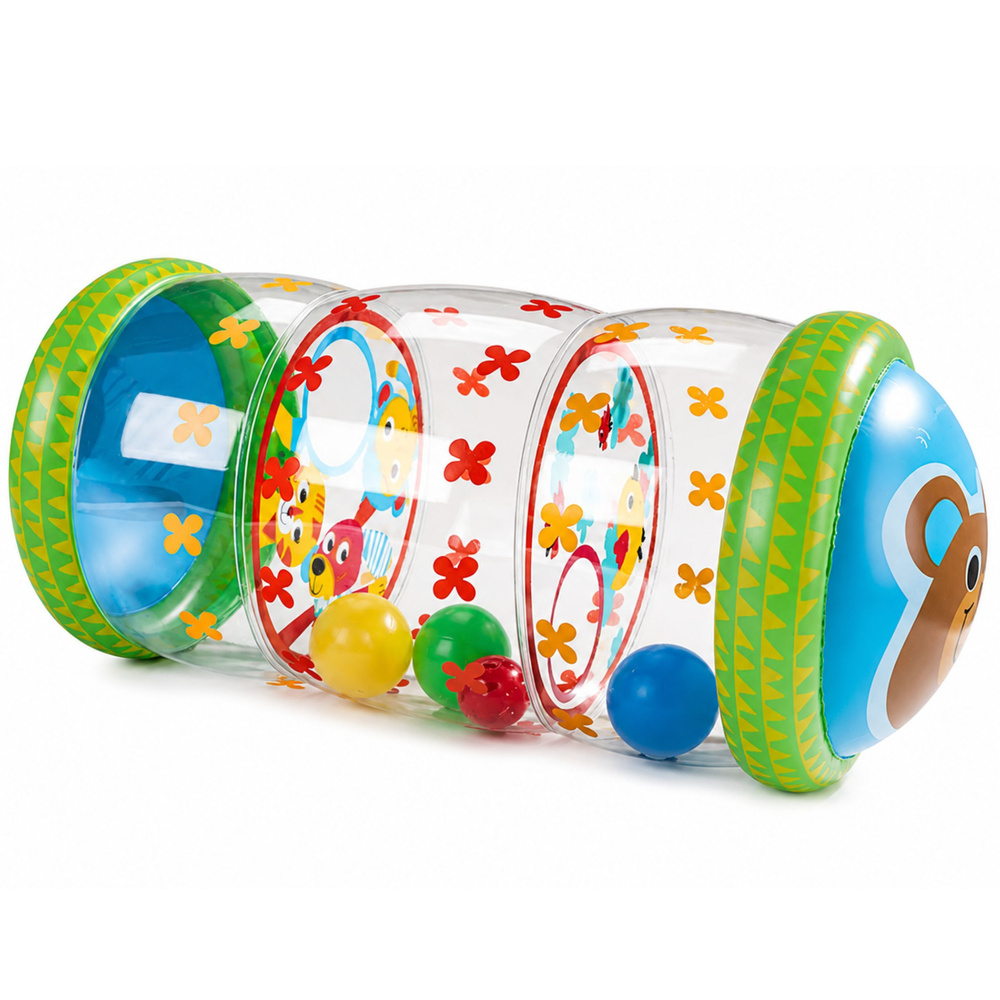 eng_pl_Inflatable-Roller-with-Balls-for-Crawling-for-Toddlers-Teddy-Bear-51-x-22-cm-30945_6 Napuhani valjak s lopticama za puzanje za malu djecu Medvjedić 51 x 22 cm