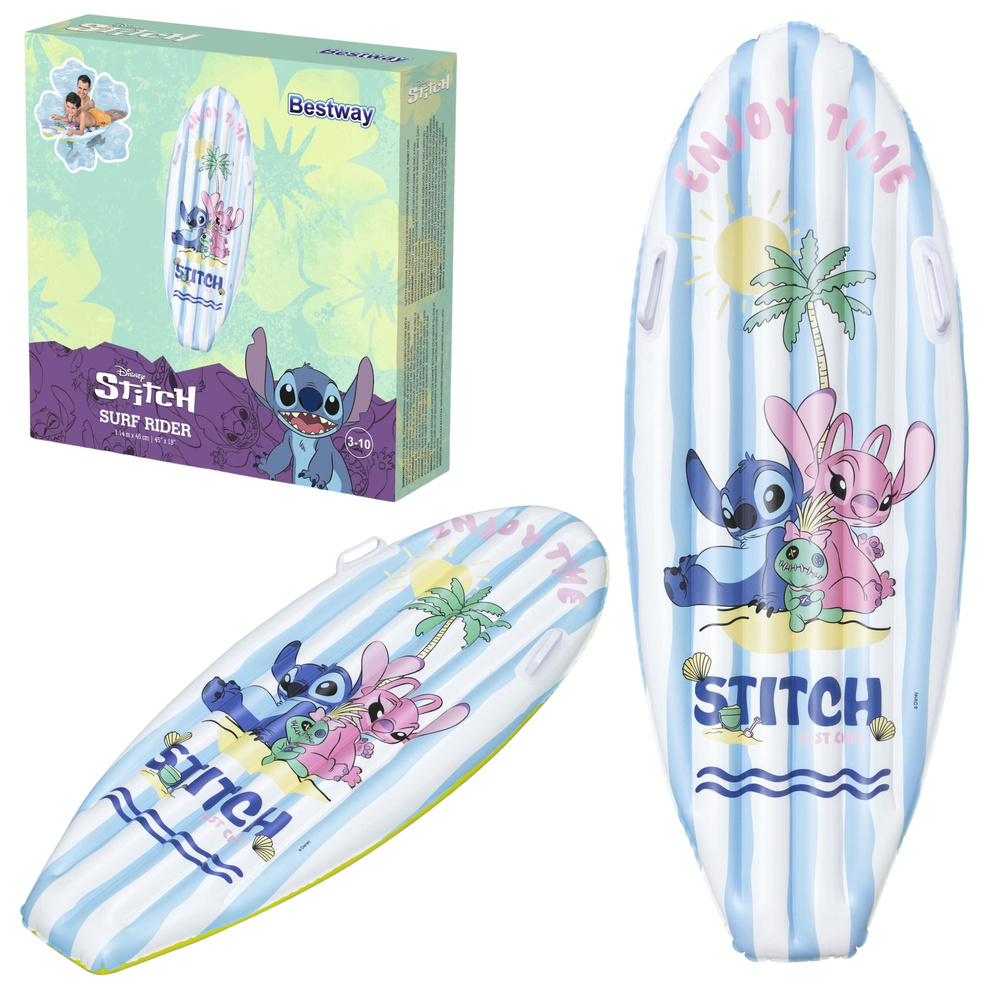 eng_pl_Inflatable-Surf-Rider-Disney-Stitch-Bestway-9104V-114cm-29426_1 Napuhana daska za surfanje Disney Stitch Bestway 9104V 114 cm