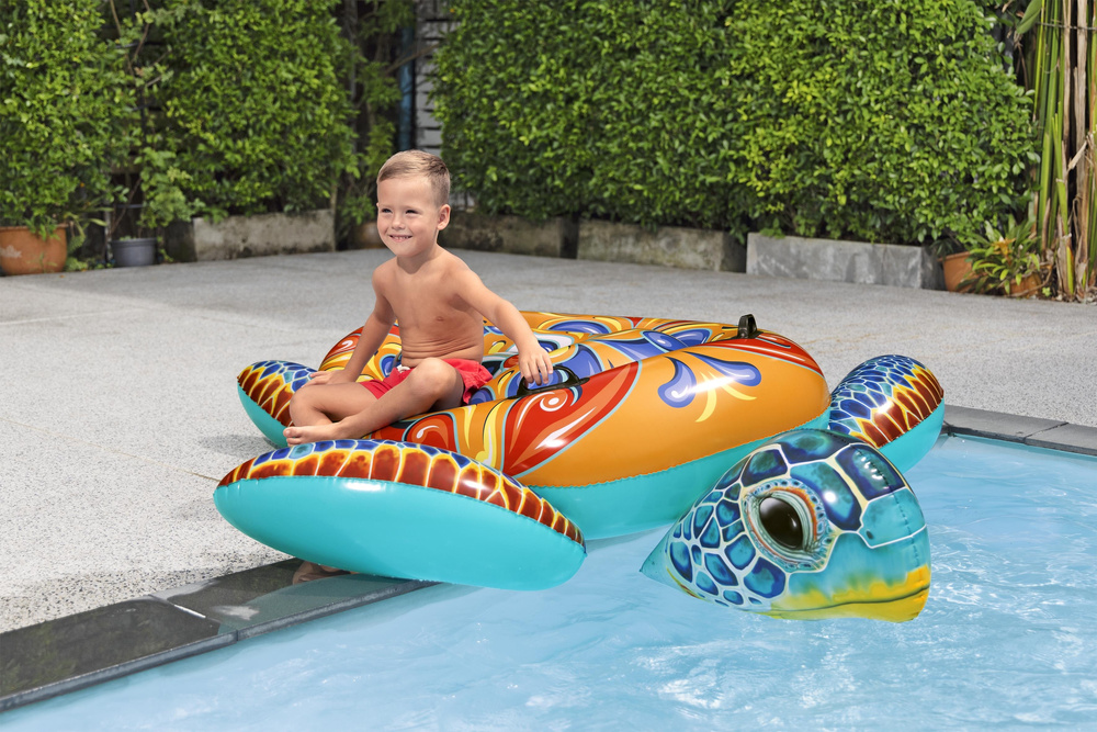 Madrac na napuhavanje u obliku kornjače 183 x 173 cm Bestway 41523