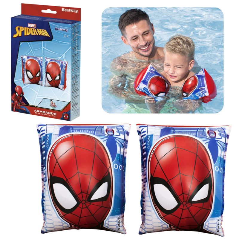 Marvel Spider-Man Bestway 98001 Dječje narukvice za plivanje