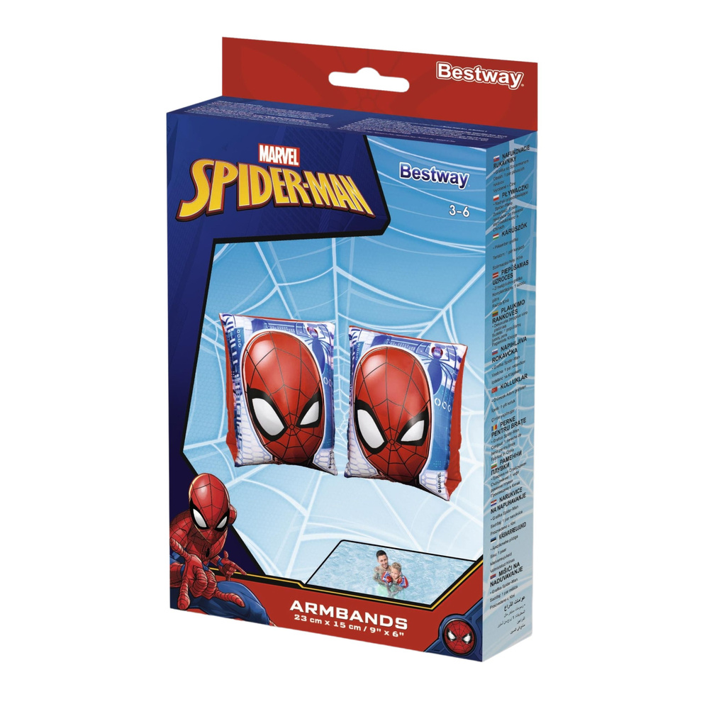Marvel Spider-Man Bestway 98001 Dječje narukvice za plivanje