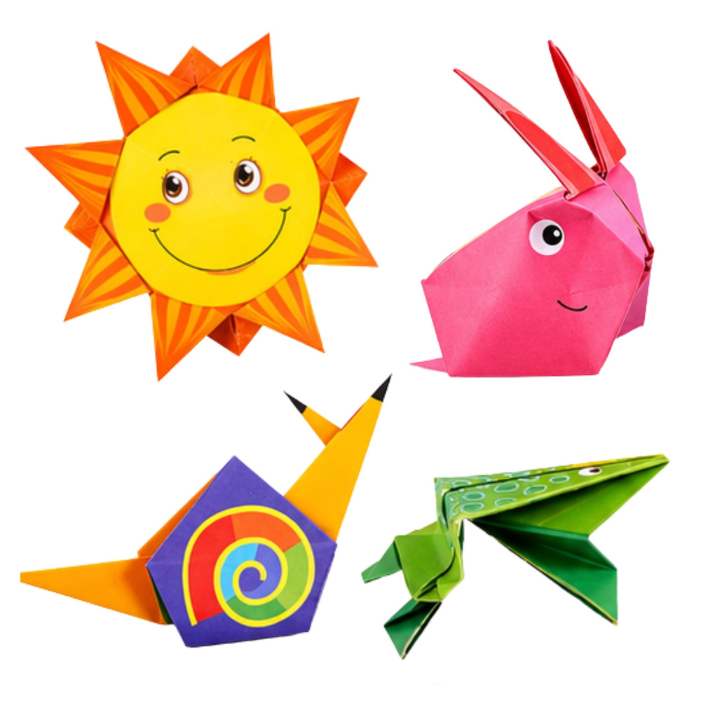 Origami komplet s uputama za izradu,100 listova u boji
