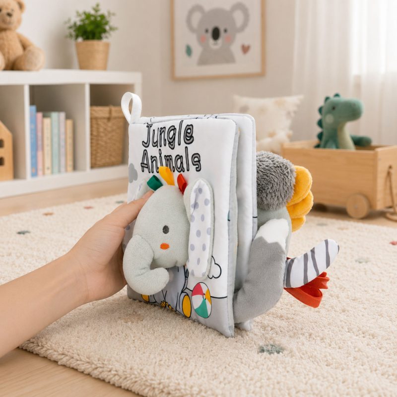eng_pl_Soft-Sensory-Book-with-a-Rustling-and-Squeaking-Elephant-Gray-30950_3 Mekana senzorna knjiga sa šuškajućim slonom, siva