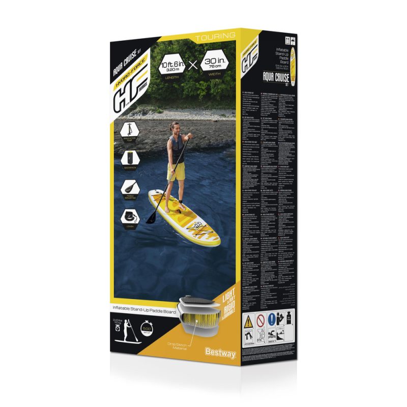 Daska za surfanje žuta 320 x 76 x 12 cm Bestway 65348