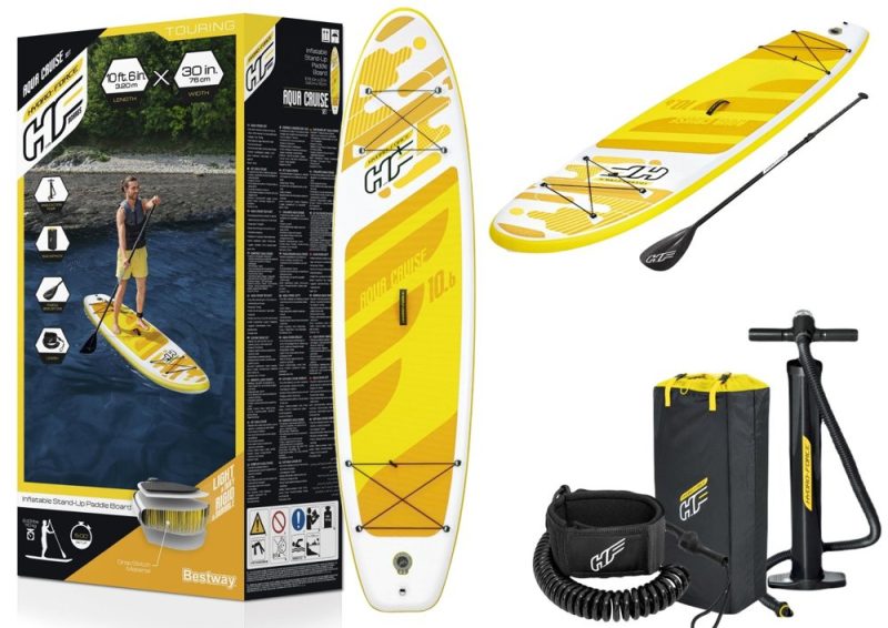 Daska za surfanje žuta 320 x 76 x 12 cm Bestway 65348