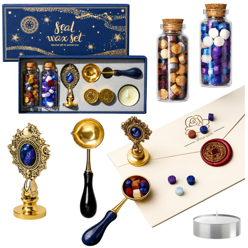 eng_pl_Wax-Seal-Set-Wax-Stamp-for-Decorating-31076_1 Set voštanih pečata za ukrašavanje