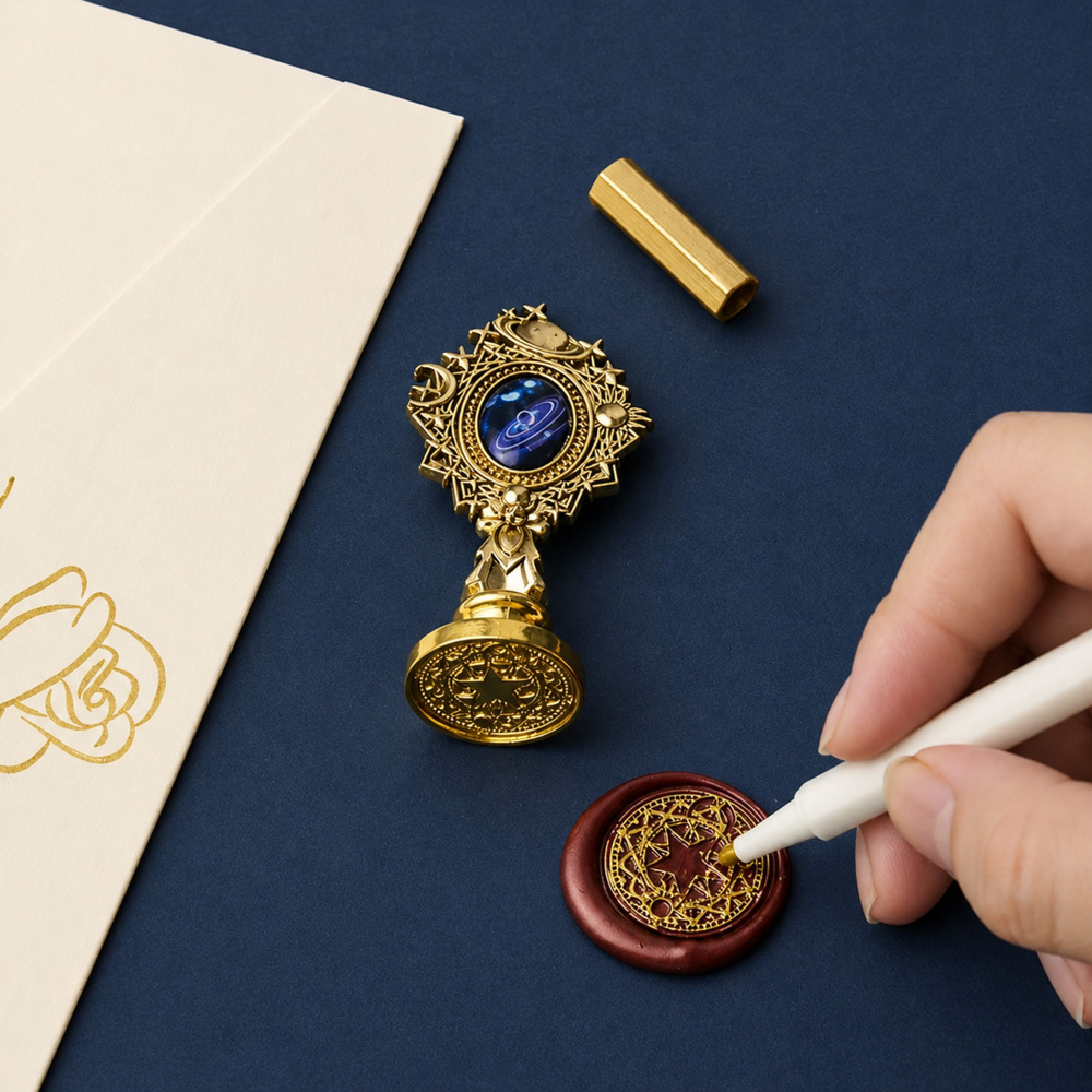 eng_pl_Wax-Seal-Set-Wax-Stamp-for-Decorating-31076_4 Set voštanih pečata za ukrašavanje
