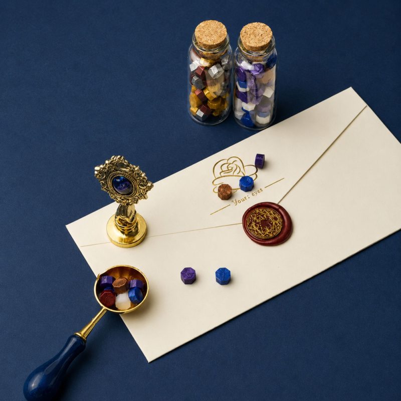 eng_pl_Wax-Seal-Set-Wax-Stamp-for-Decorating-31076_7 Set voštanih pečata za ukrašavanje