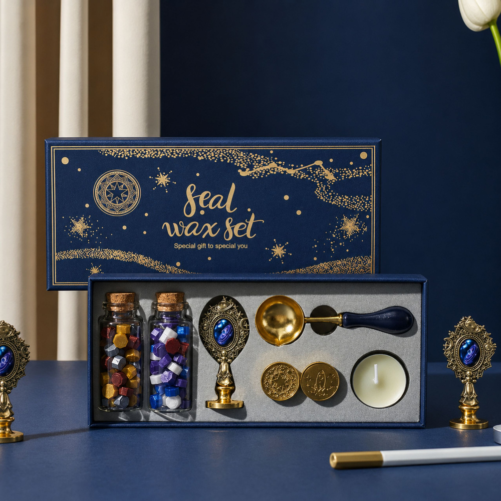 eng_pl_Wax-Seal-Set-Wax-Stamp-for-Decorating-31076_8 Set voštanih pečata za ukrašavanje