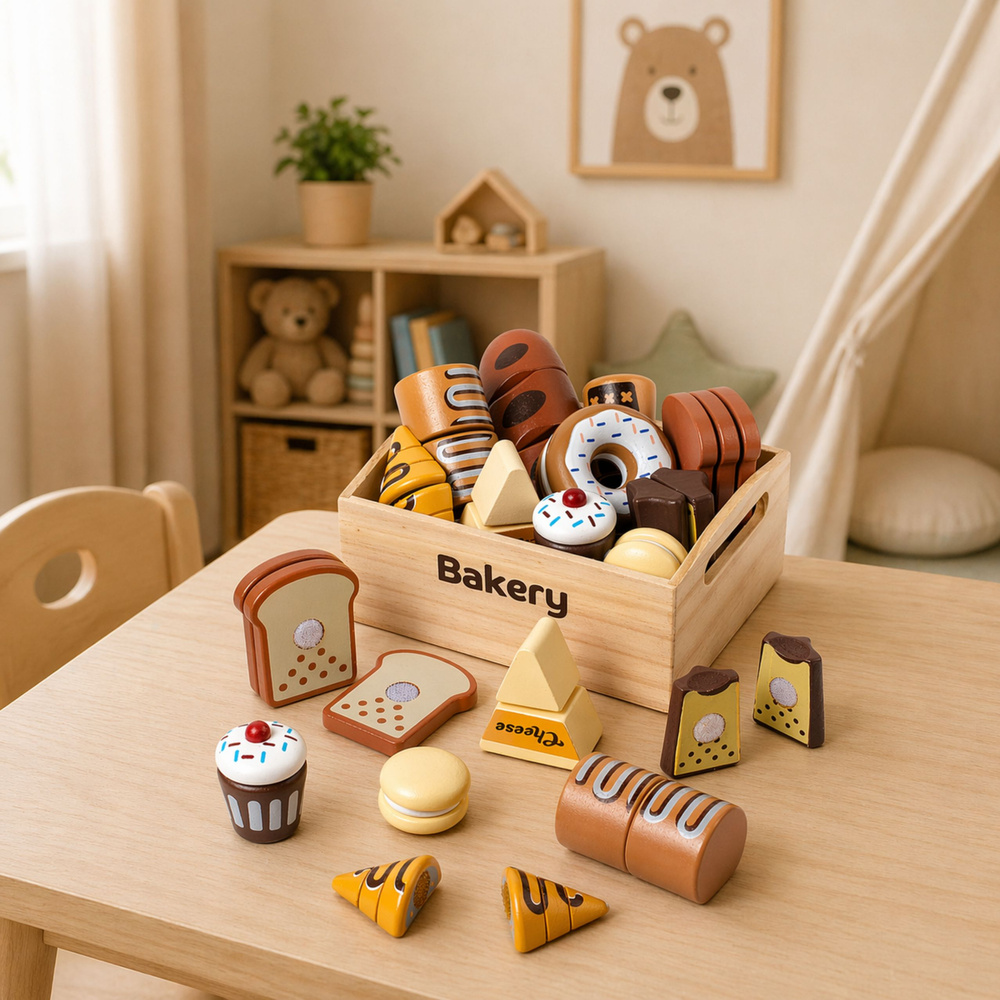 eng_pl_Wooden-Mini-Bakery-Set-of-Bread-with-Velcro-in-a-Box-10-pcs-30947_3 Drveni mini set s pecivima s čičkom u kutiji od 10 kom