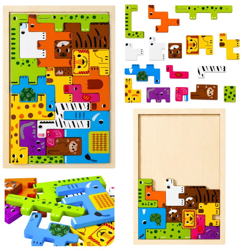 eng_pl_Wooden-Puzzle-Brain-Teaser-Logical-Puzzle-Animals-Colorful-20-pcs-28836_1 Drvena slagalica Životinje Šarene 20 komada