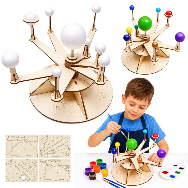 eng_pl_Wooden-Solar-System-Model-Planets-DIY-Educational-Kit-31080_1 Drveni model planeta Sunčevog sustava - DIY edukativni komplet