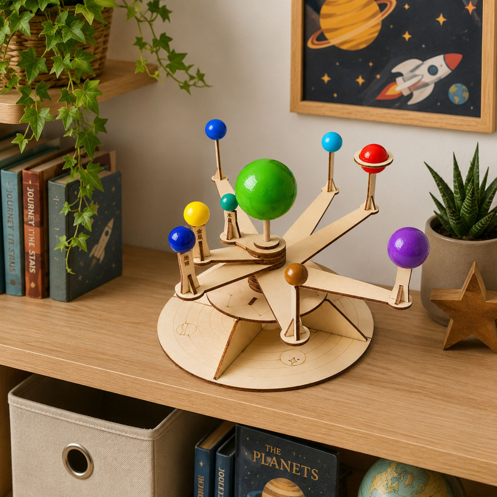 eng_pl_Wooden-Solar-System-Model-Planets-DIY-Educational-Kit-31080_3 Drveni model planeta Sunčevog sustava - DIY edukativni komplet