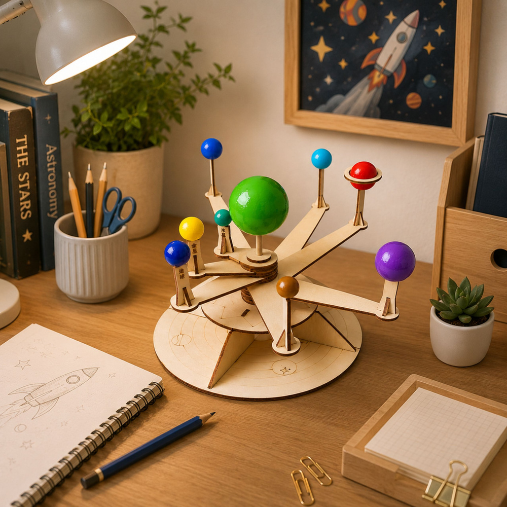 eng_pl_Wooden-Solar-System-Model-Planets-DIY-Educational-Kit-31080_7 Drveni model planeta Sunčevog sustava - DIY edukativni komplet