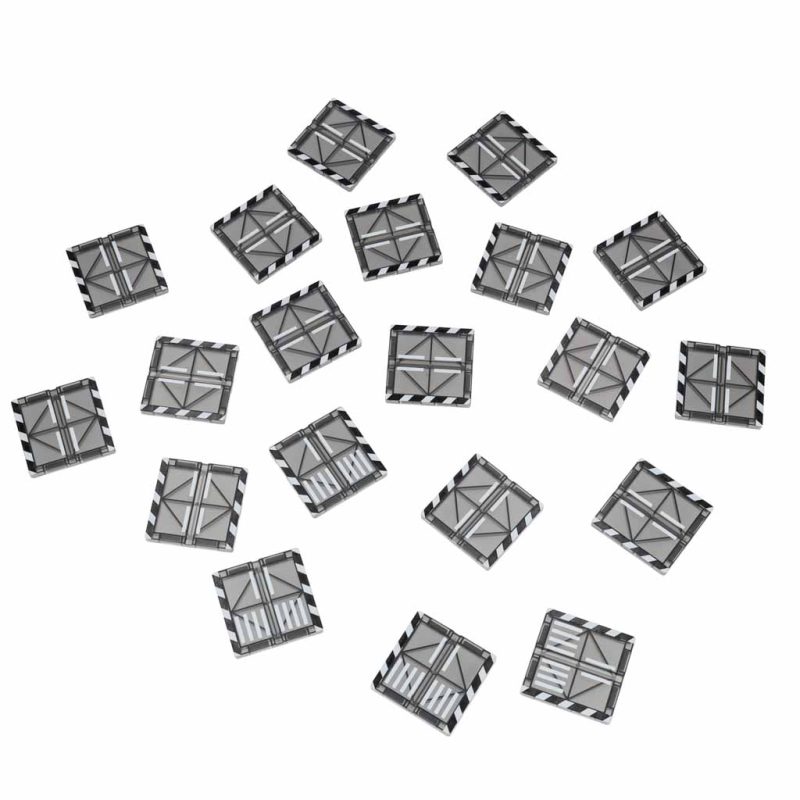 3D magnetske građevinske kocke vatrogasci 92 elementa