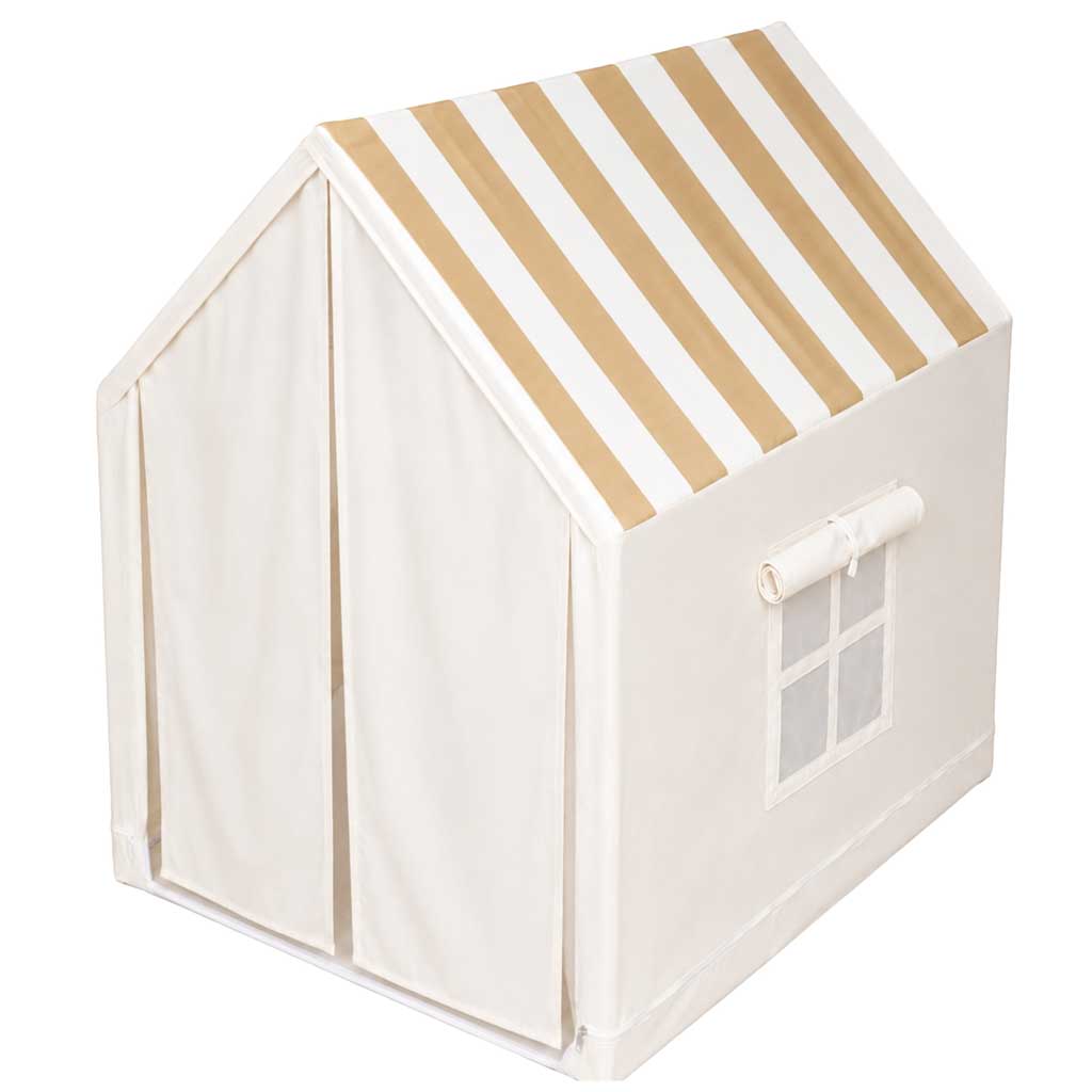 Children-s-play-tent-foldable-yellow-with-stripes-for-the-kids-room-187688 Dječji šator za igru, sklopivi žuti s prugama za dječju sobu