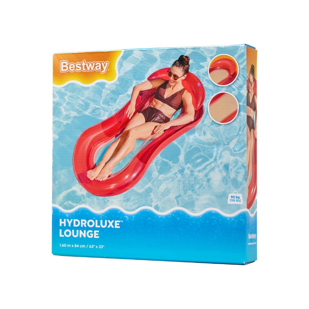 Madrac na napuhavanje za bazen s mrežom crveni BESTWAY 43103