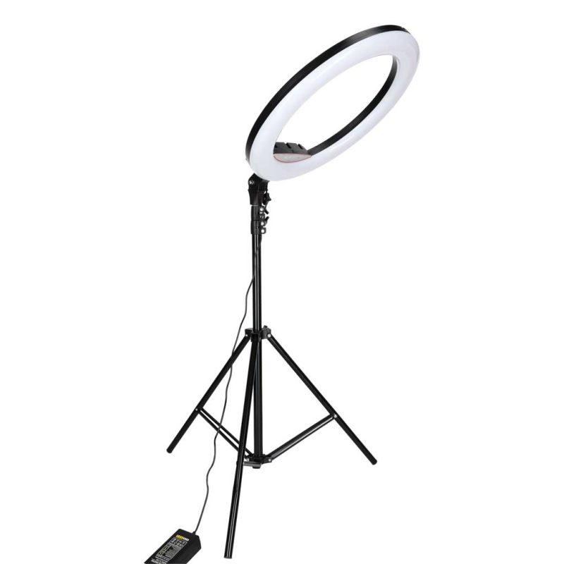 RGB LED selfie okruglo svjetlo na tronošcu s 3 držača