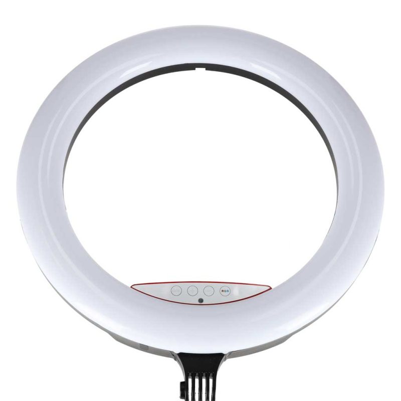 RGB LED selfie okruglo svjetlo na tronošcu s 3 držača