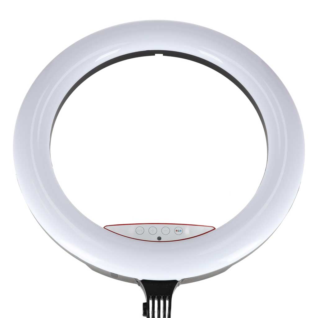 RGB LED selfie okruglo svjetlo na tronošcu s 3 držača