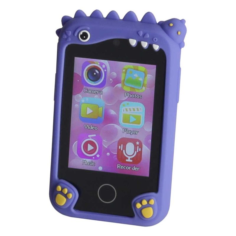 Smartphone-for-kids-with-camera-8GB-memory-card-blue-dinosaur-187961 Dječji pametni telefon s kamerom, memorijska kartica od 8 GB, ljubičasti dinosaur