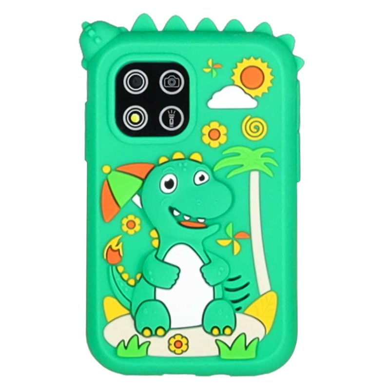 Dječji pametni telefon s kamerom, memorijska kartica od 8 GB, zeleni dinosaur