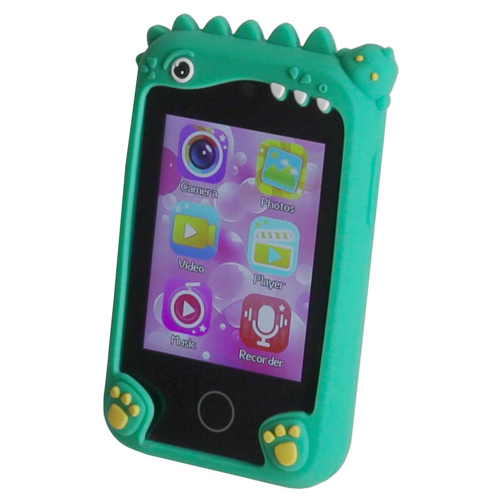 Dječji pametni telefon s kamerom, memorijska kartica od 8 GB, zeleni dinosaur
