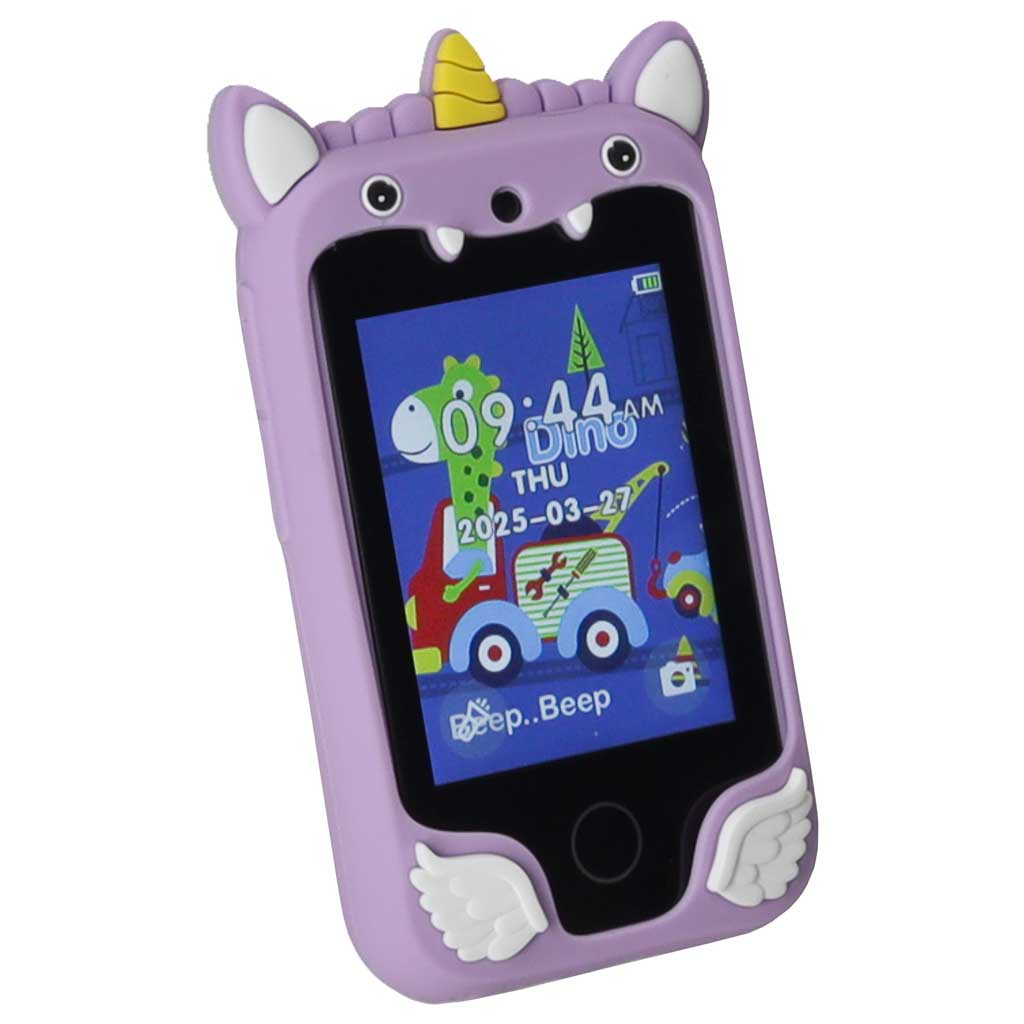 Smartphone-for-kids-with-camera-8GB-memory-card-purple-unicorn-187933 Dječji pametni telefon s kamerom, memorijska kartica od 8 GB, ljubičasti jednorog