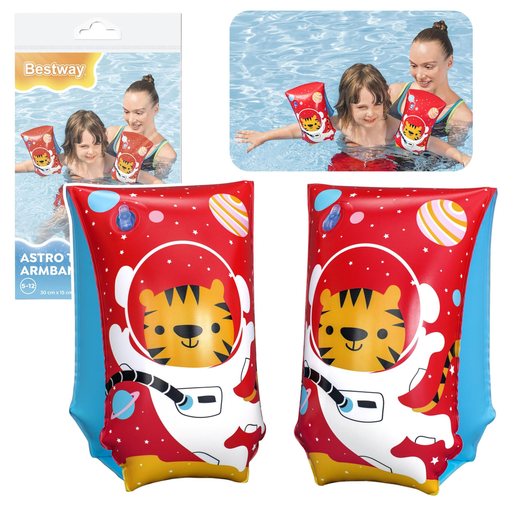 eng_pl_Childrens-Swimming-Armbands-Tiger-Astronaut-Bestway-32102-14577_1 Dječje narukvice za plivanje Tiger Astronaut Bestway 32102
