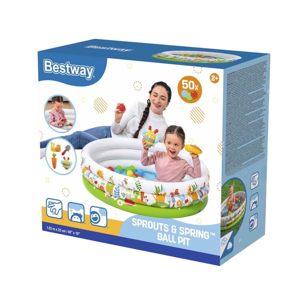 eng_pl_Inflatable-Ball-Pool-102-cm-x-25-cm-Bestway-52466-10665_7 Napuhan bazen s lopticama 102 cm x 25 cm Bestway 52466