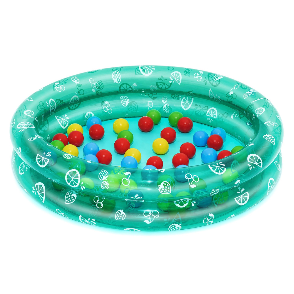 eng_pl_Inflatable-Garden-Pool-with-Balls-Bestway-51141-Transparent-With-Dots-17047_2 (1) Napuhani vrtni bazen s lopticama Bestway 51141