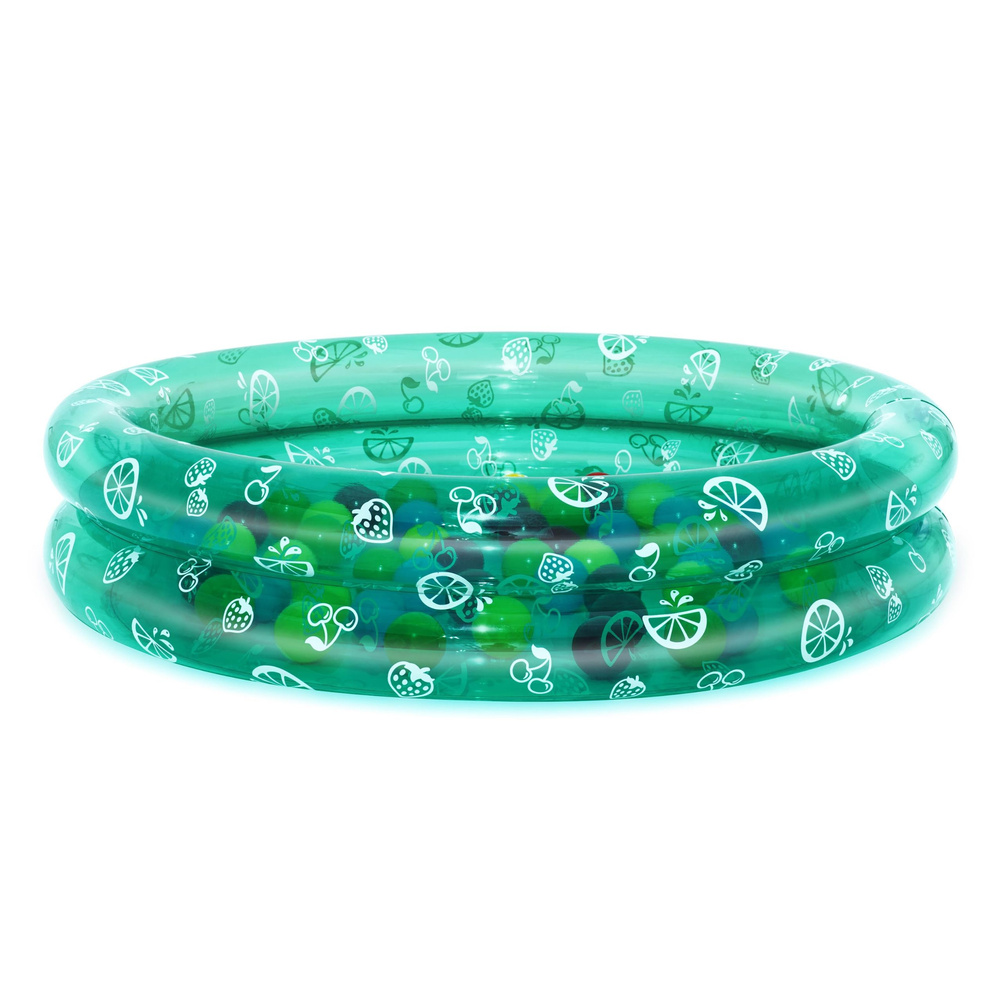 eng_pl_Inflatable-Garden-Pool-with-Balls-Bestway-51141-Transparent-With-Dots-17047_3 (1) Napuhani vrtni bazen s lopticama Bestway 51141