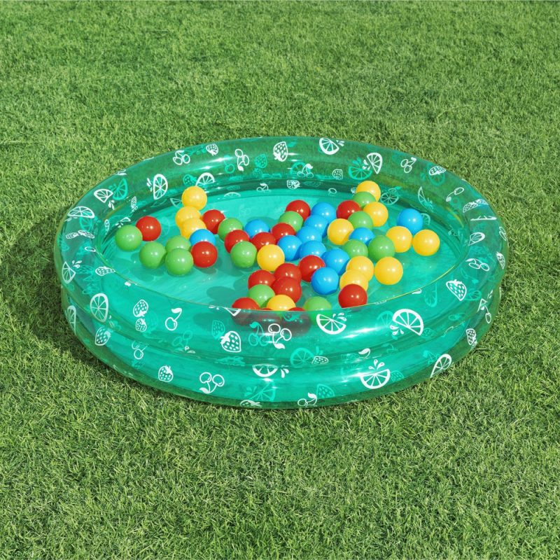 eng_pl_Inflatable-Garden-Pool-with-Balls-Bestway-51141-Transparent-With-Dots-17047_4 (1) Napuhani vrtni bazen s lopticama Bestway 51141